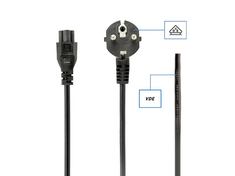 IEC C13 PLUG POWER CABLE POWER CORD CONNECTOR VDE CABLE