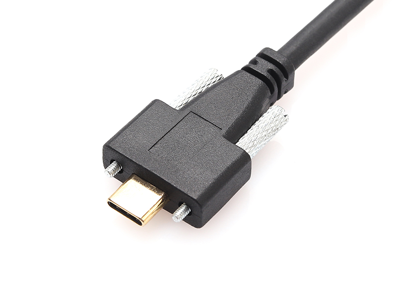 TYPE-C PLUG PANEL CABLE SCREW FIELD ASSEMBLY