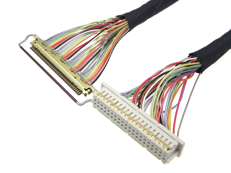 DF13-40P IPEX 20634-30T CUSTOMIZED LVDS CABLE HARNESS - YAMETER MANUFACTURER