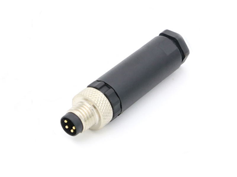 M8 SENSOR CONNECTOR FIELD INSTALLATION 4PIN PLUG