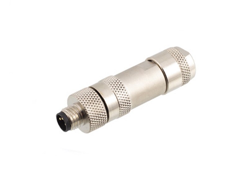 METAL M8 SENSOR CONNECTOR FIELD INSTALLATION 4PIN PLUG